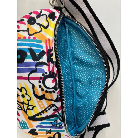 BRIGHTON NEW WITH TAGS GRAFFITI LOVE CROSSBODY BELT BAG - Picture 7 of 11